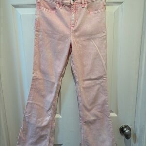 Abercrombie Kids 13/14 High Rise Flare Pink Jeans